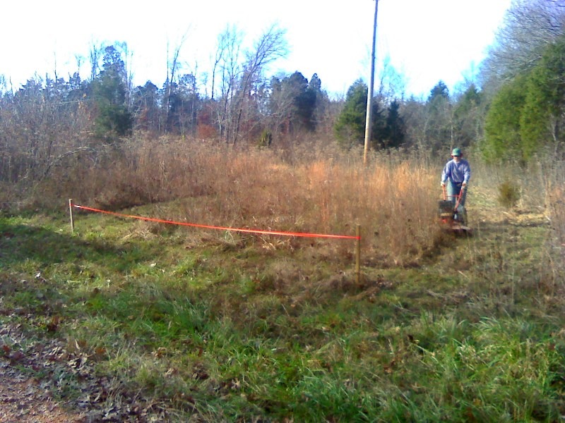 Clearing the entrance to Higher Pursuits in 2009