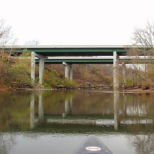 I65 bridge one mile before takeout